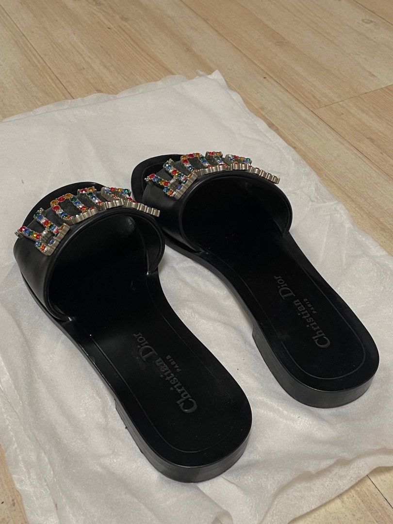 CHRISTIAN DIOR DIO(R)EVOLUTION SLIDE SANDALS in 2023 | Dior, Dior logo,  Crossover straps