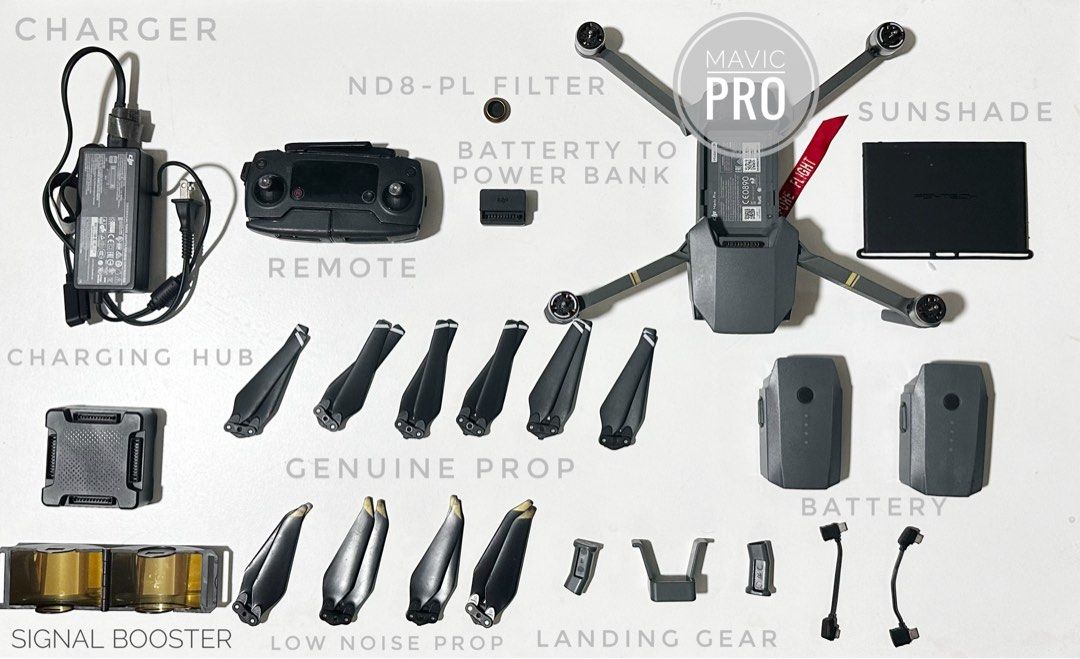 DJI Mavic Pro with Accessories Photography Drones on Carousell