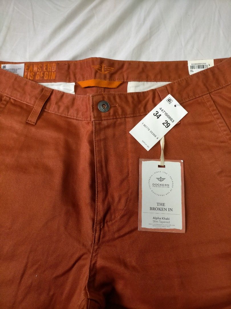Dockers alpha khaki athletic tapered online
