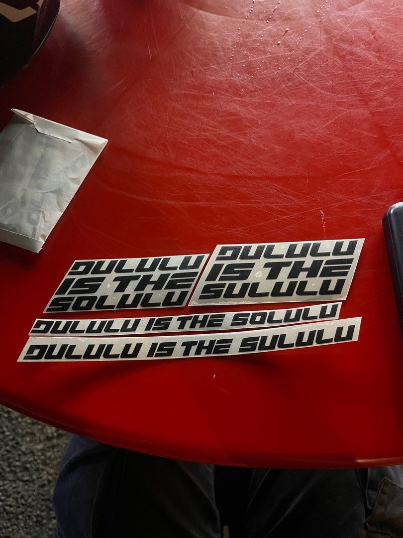 Dudule Sticker Dululu is the Solulu Sticker Decal, Motorcycles, Motorcycle Apparel on ...