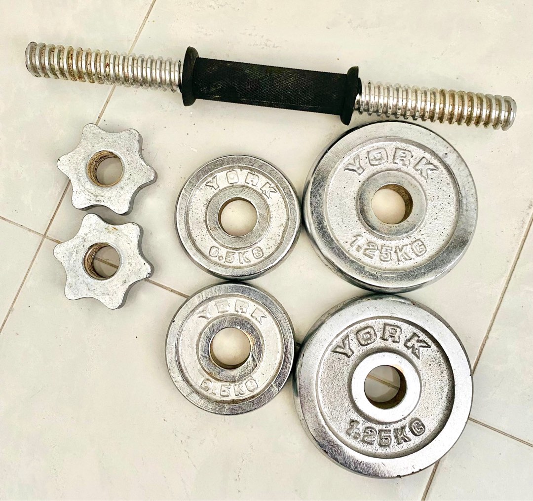 Dumbbell bar & Weights, Sports Equipment, Exercise & Fitness, Weights