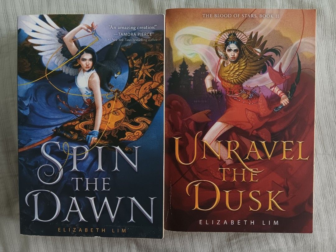 Elizabeth Lim Novels Books Duology Spin The Dawn And Unravel The Dusk Hobbies And Toys Books 