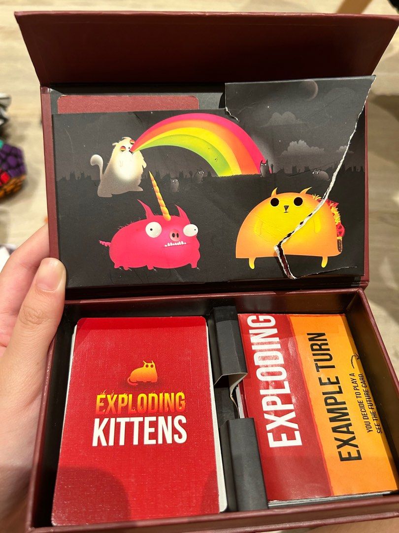 exploding kittens card game (Category: Board Games & Puzzles) located in Singapore. Submitted by user2000 (Listing ID 1256454597, Image 2). Description: .