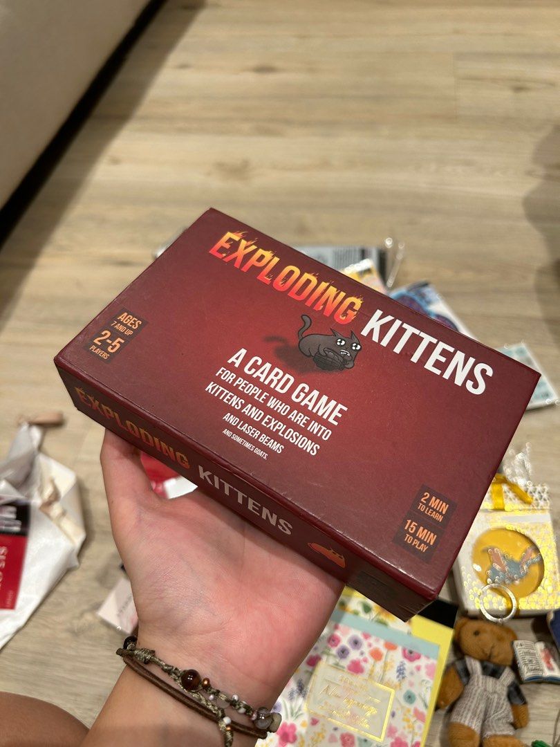 exploding kittens card game (Category: Board Games & Puzzles) located in Singapore. Submitted by user2000 (Listing ID 1256454597, Image 1). Description: .