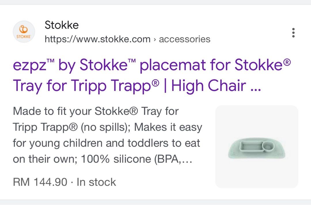 Placemat for deals stokke tray