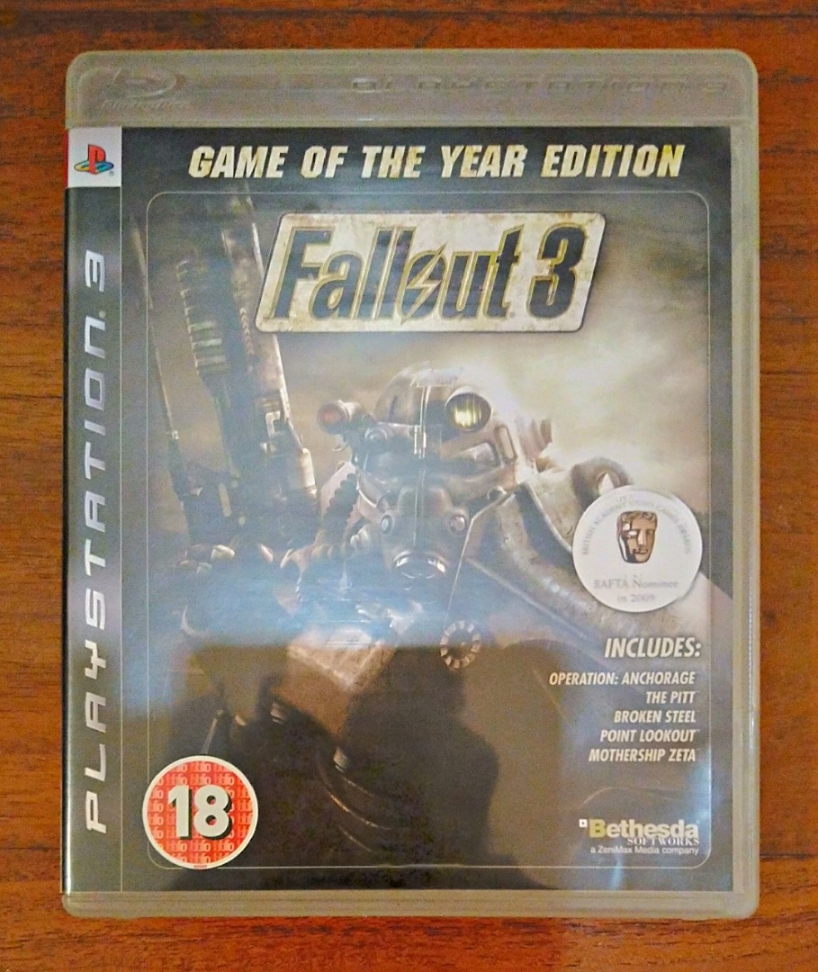 Fallout 3: Game of the Year, Bethesda Softworks, PlayStation 3 