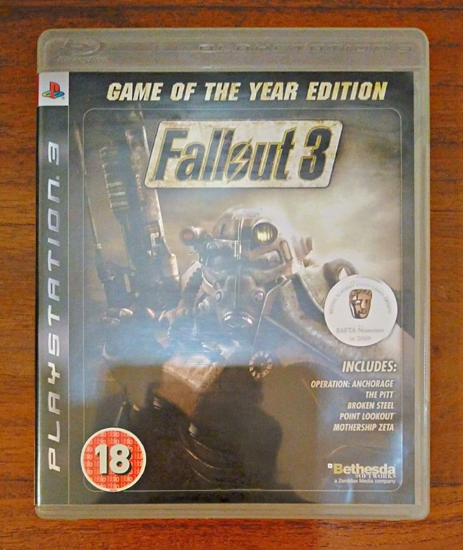 Fallout 3 (Game of the Year Edition) (PS3 Game), Video Gaming, Video Games,  PlayStation on Carousell