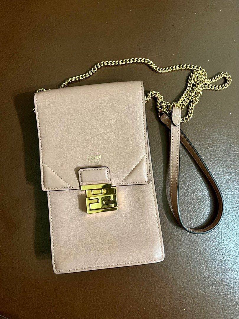 Fendi phone hotsell case with chain