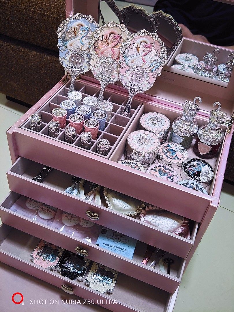 Flower Knows Jewellery Makeup Cosmetics Storage Cabinet Box, Women's ...