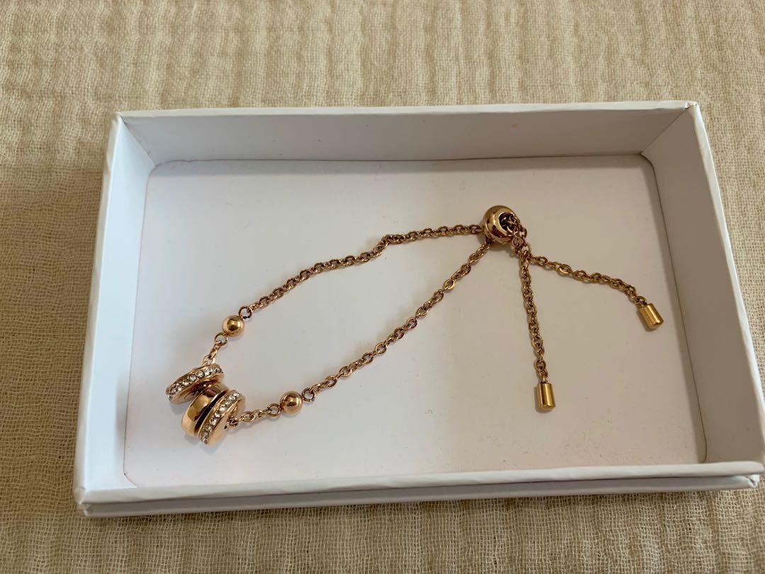 Folli Follie rose gold bracelet Carousell