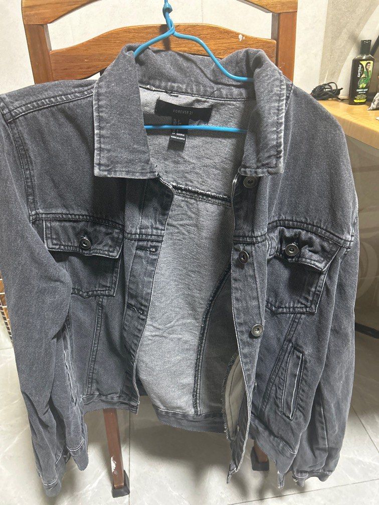 Fur jean jacket forever clearance 21