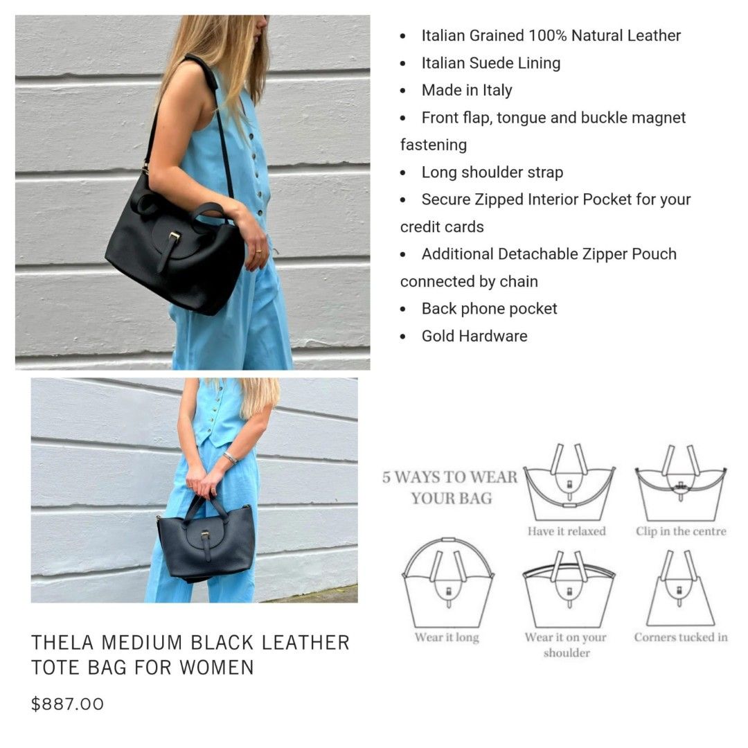 5 ways to wear a thela handbag 