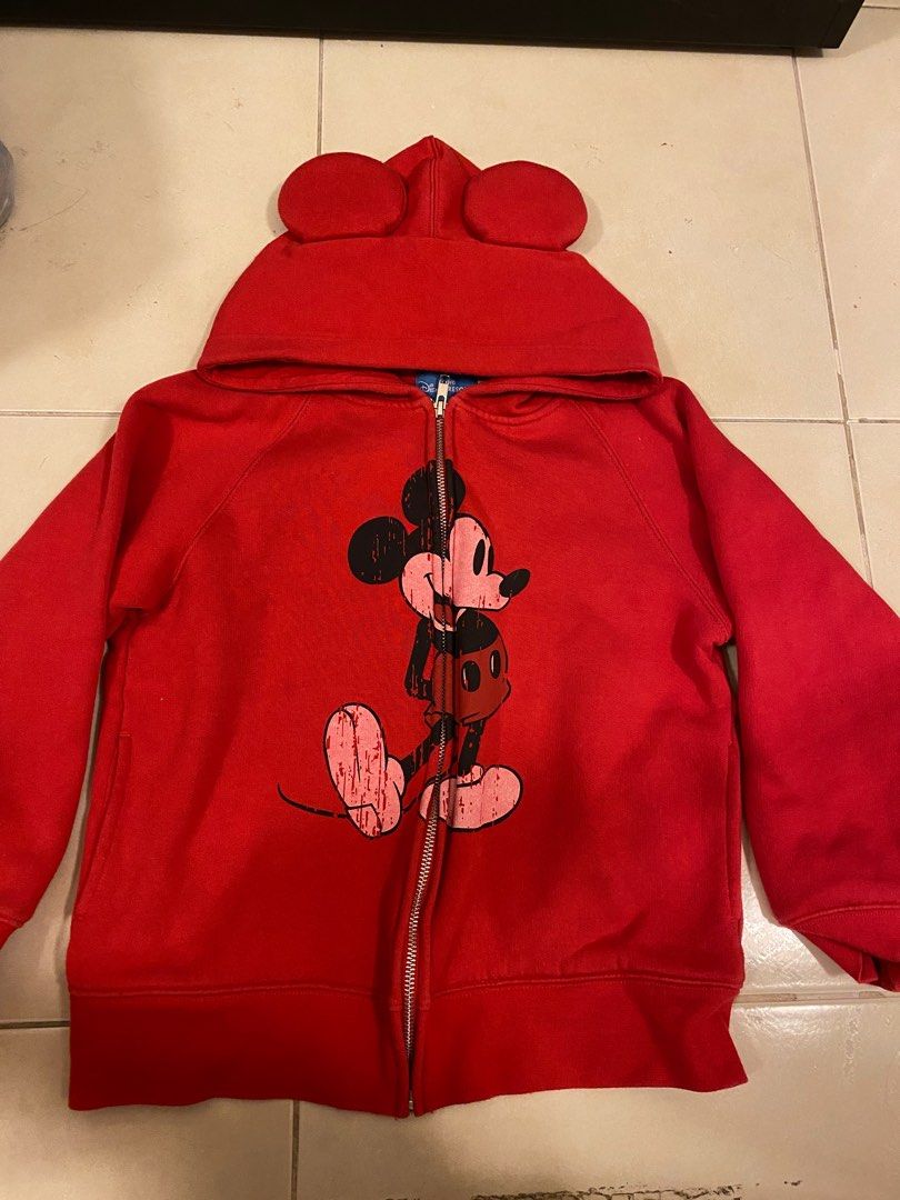 FREE SHIPPING Kids Tokyo Disneyland Mickey Mouse Zip up Hoodie