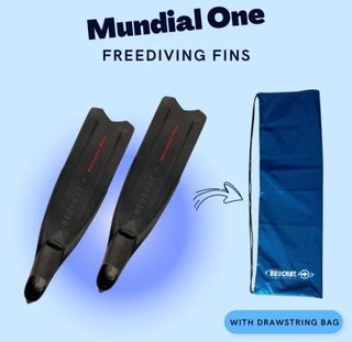 BEUCHAT Mundial One (Size 37-38) - Freediving, Freedive, Diving, Dive Long Fins