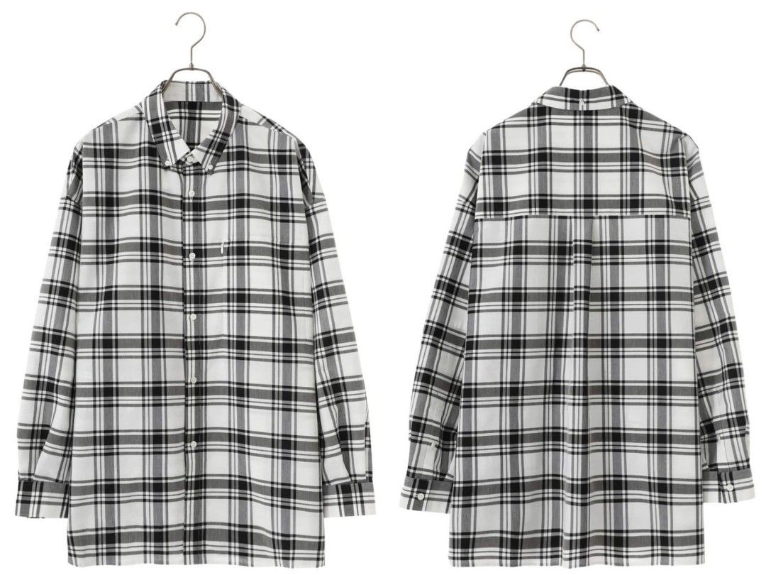 Fresh Service 別注Utility Madras B.D Shirt, 男裝, 上身及套裝