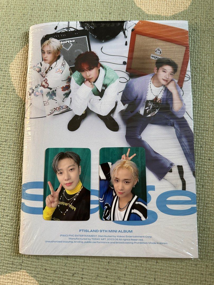 FTISLAND sage FNC預購特典小卡李在真敏煥A, 興趣及遊戲, 收藏品及