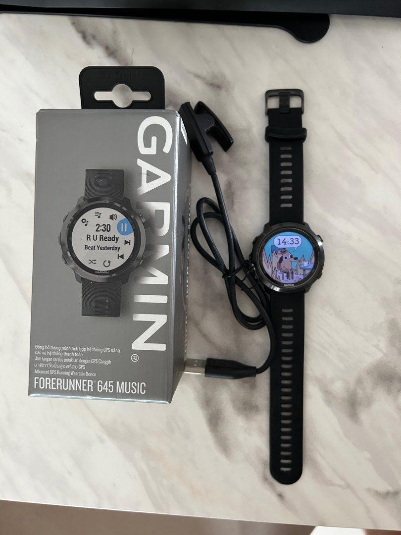 Garmin forerunner 645 sales music slate grey