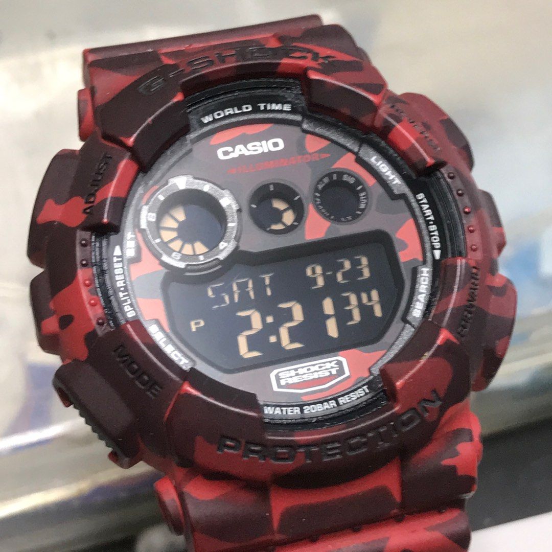 Gd120cm 4 camou G SHOCK 100 authentic