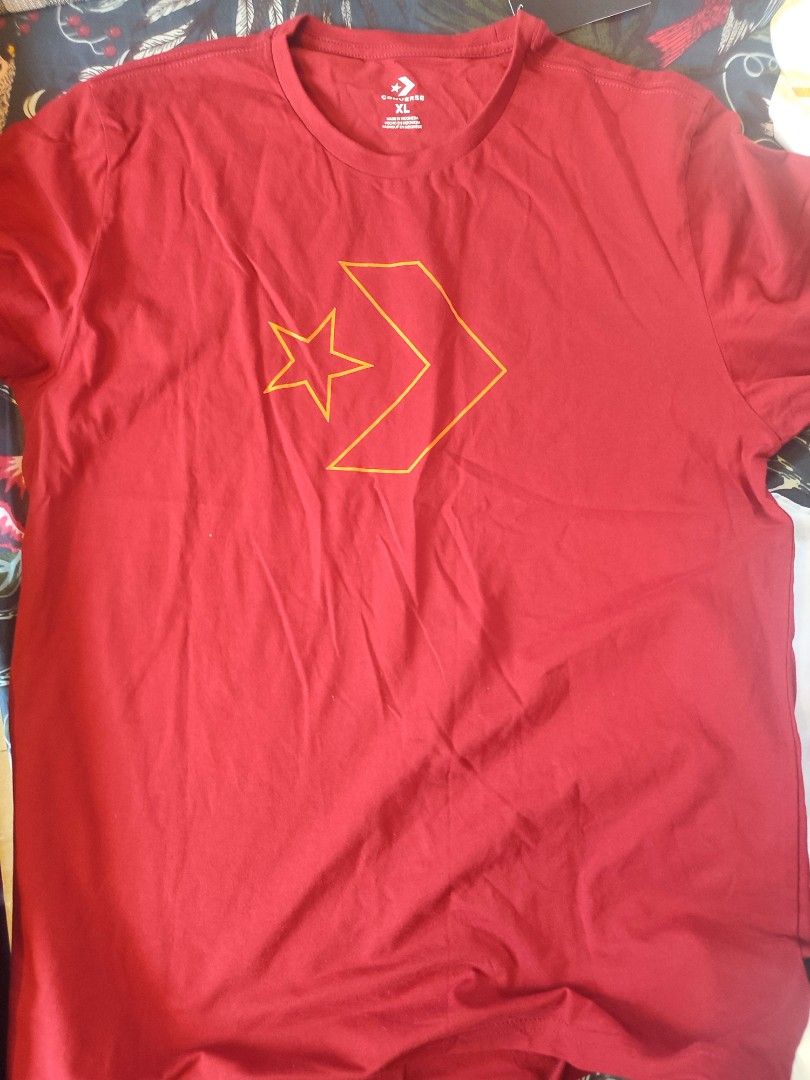 Red converse t store shirt