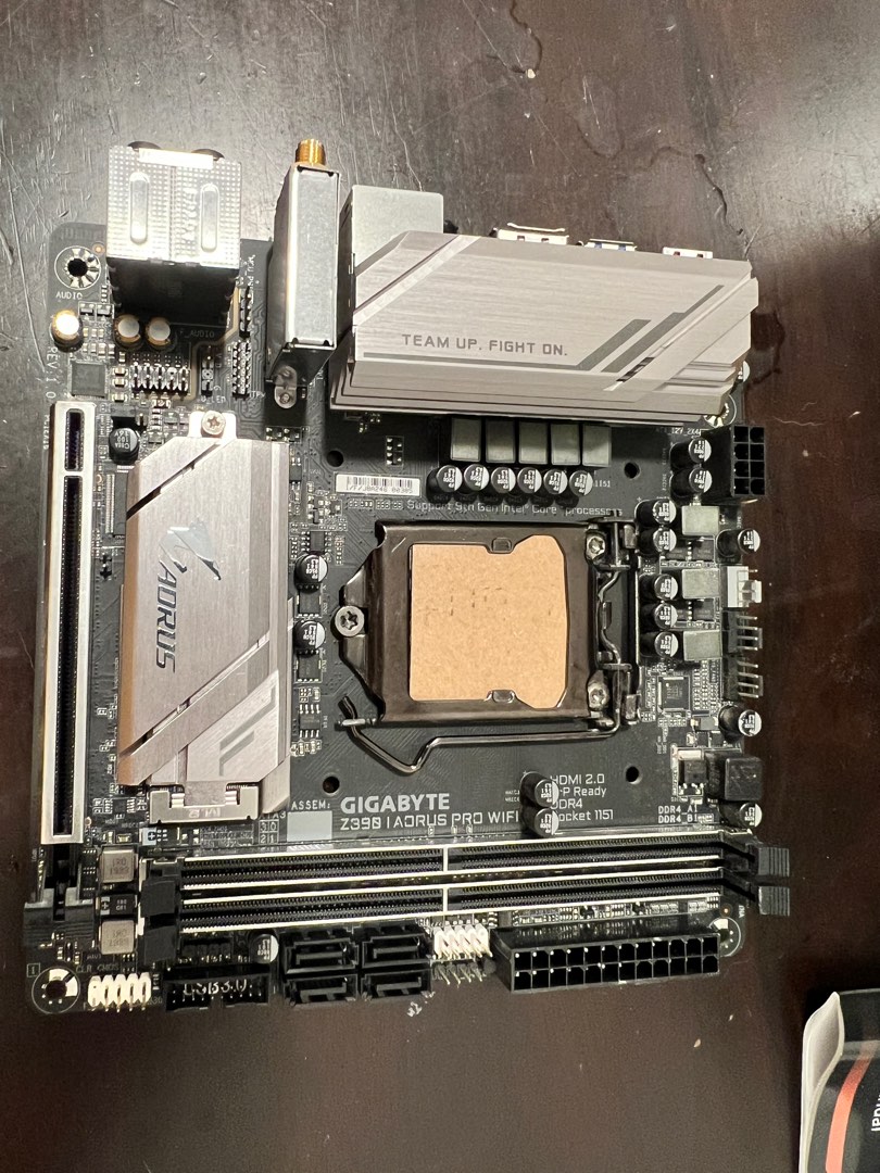 Gigabyte Z390 I AORUS PRO WIFI rev. 1.0 motherboard Computers