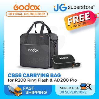 Godox CB-56 Carrying Bag with Pouch for R200 Ring Flash and AD200Pro Light Head System | JG Superstore