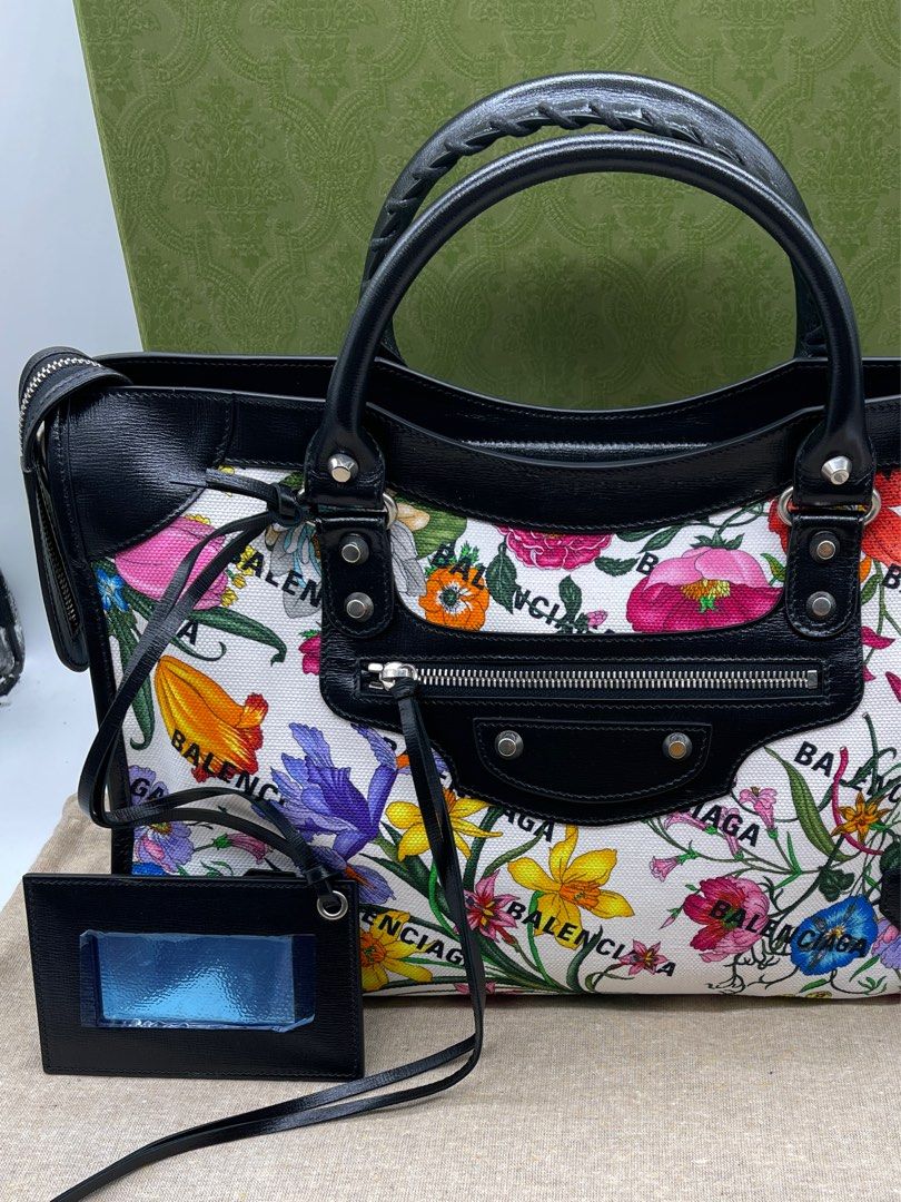 Gucci x Balenciaga The Hacker Project Floral Neo Classic Bag