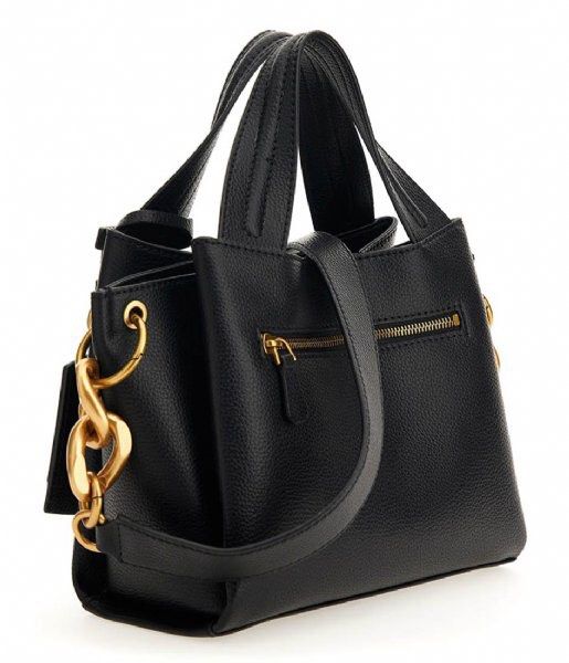 GUESS Zed Small Girlfriend Carryall Black One Size: Handbags