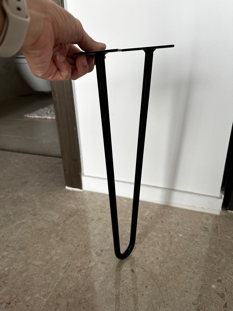 Powder coated hairpin legs hotsell