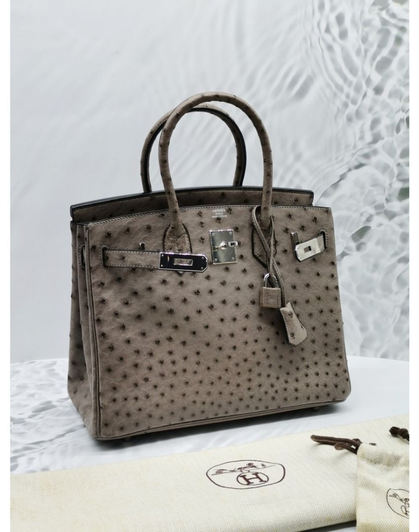 Hermes Birkin 35 Etoupe Togo PHW (used), Women's Fashion, Bags & Wallets,  Cross-body Bags on Carousell