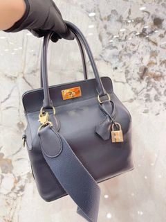 Hermes Toolbox 20 blue indigo GHW / A Stamp / Swift 95 NEW 36800HKd
