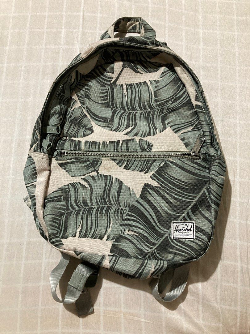 Herschel palm tree backpack top