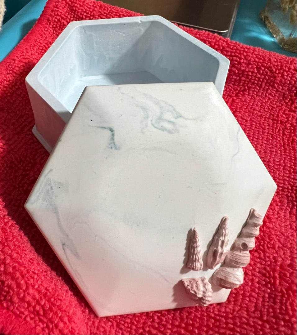 Hexagon Accessories Container, Everything Else on Carousell