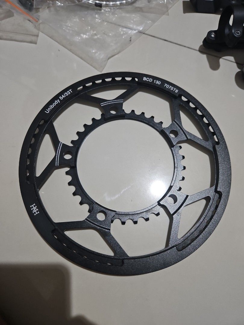 H H Double Chainring 54 33T BCD 130 Brompton Sports Equipment