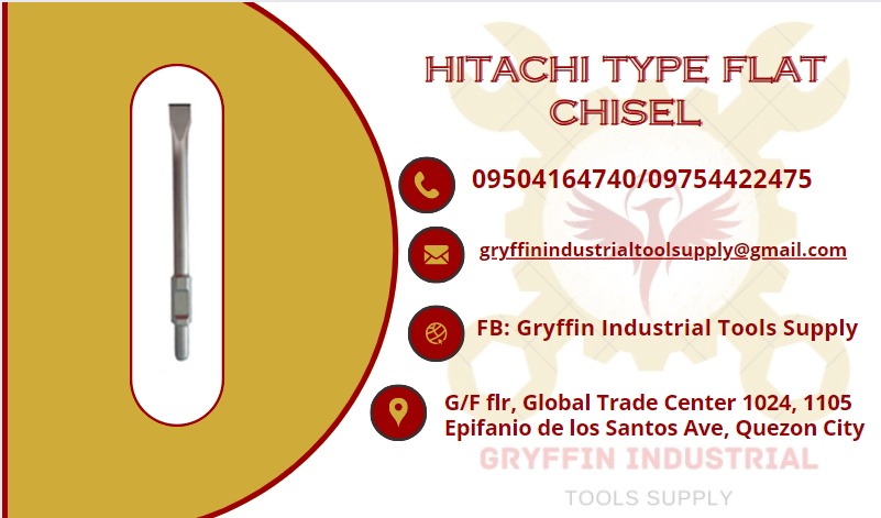 HITACHI TYPE FLAT CHISEL, Commercial & Industrial, Industrial Equipment ...
