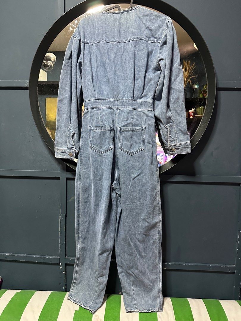 Hm denim jumpsuit clearance