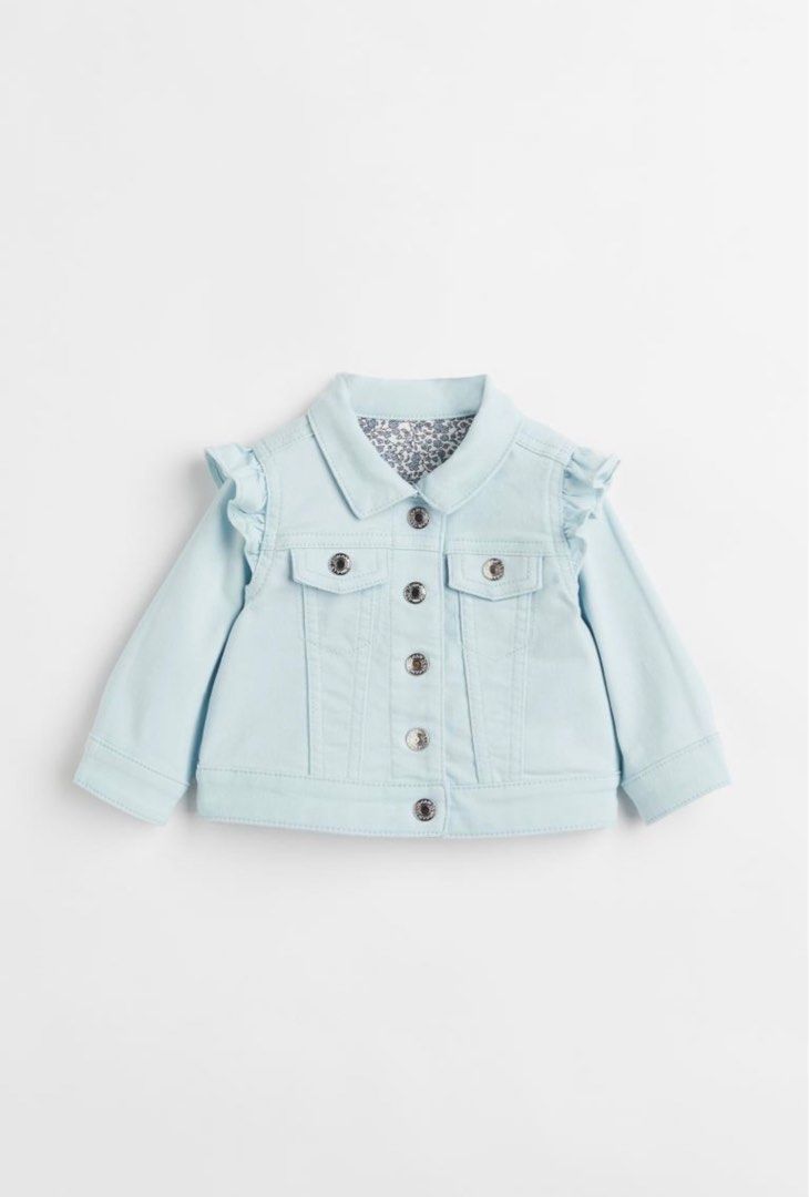 H&m baby girl denim jacket online