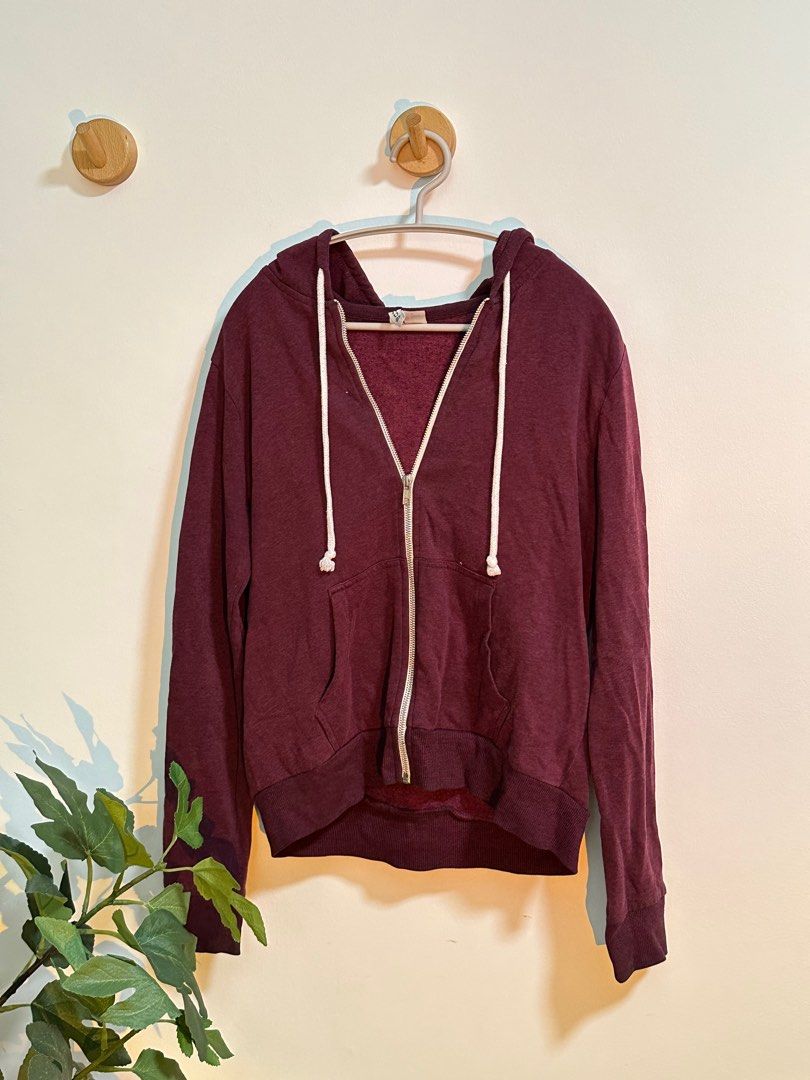 H&m 2024 maroon hoodie