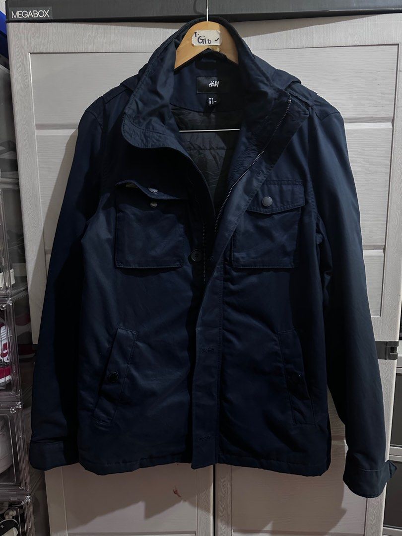 H&m mens top parka coat