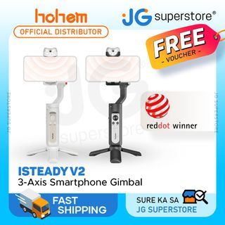Hohem iSteady V2 AI Sensor Smartphone Gimbal with Built-In LED Light | JG Superstore