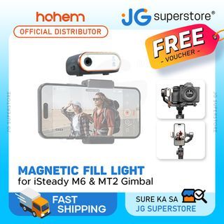 Hohem MTK-L02 AI Tracker Magnetic Fill Light CCT/RGB with Integrated AI Vision Sensor for iSteady M6 & MT2 Camera Gimbal | JG Superstore