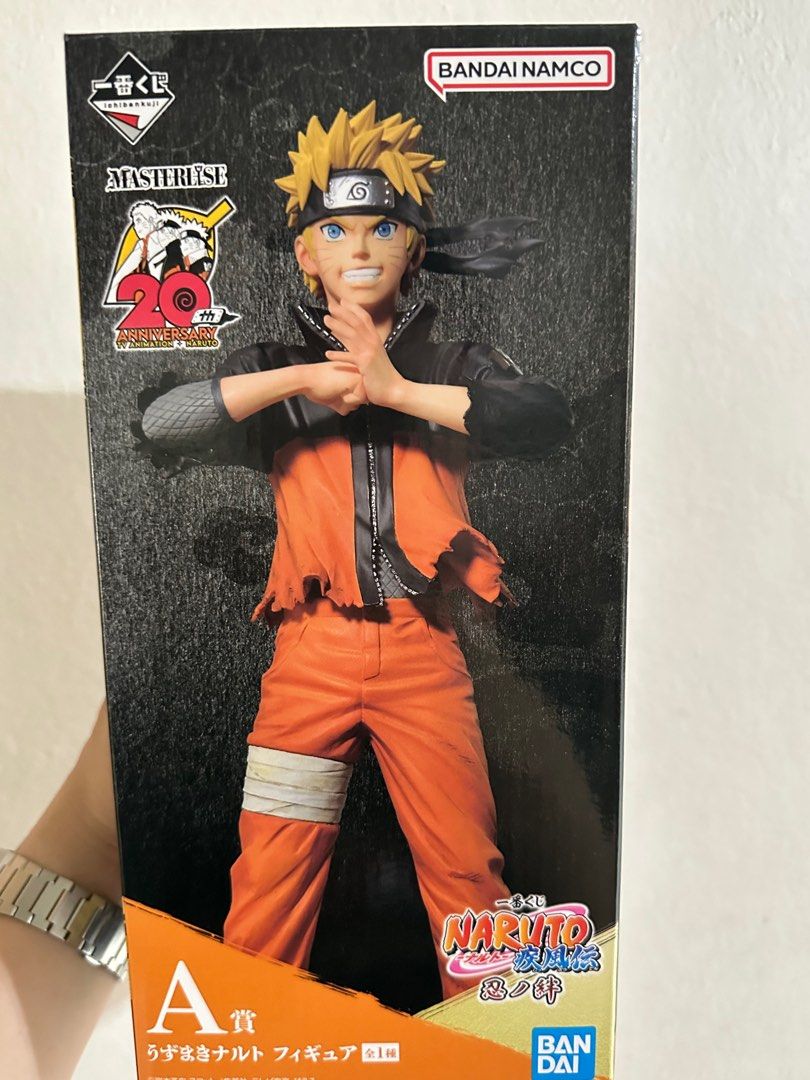 Lot Ichiban Kuji Naruto 20th Anniversary – A, B, C Et Minato Last One – Bandai/Banpresto