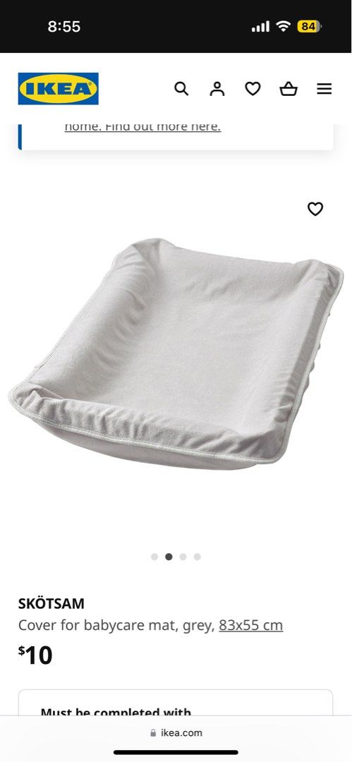 Ikea Skotsam cover for babycare mat Babies Kids Baby Nursery