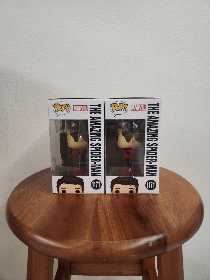 INSTOCK] The Amazing Spider-Man (Unmasked) Funko Pop, Hobbies