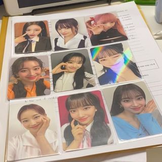 Ive stayc 小卡 wonyoung yujin leeseo rei sumin photocard