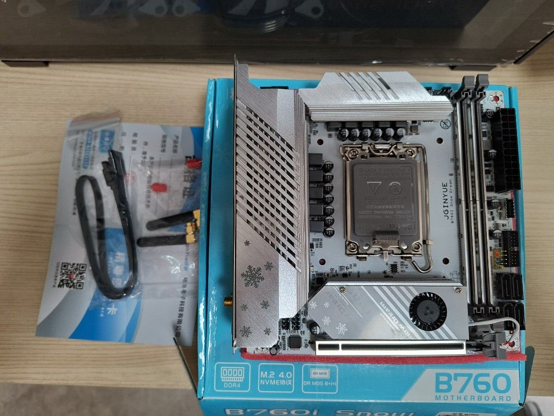 Jginyue b760i intel itx motherboard computers tech parts