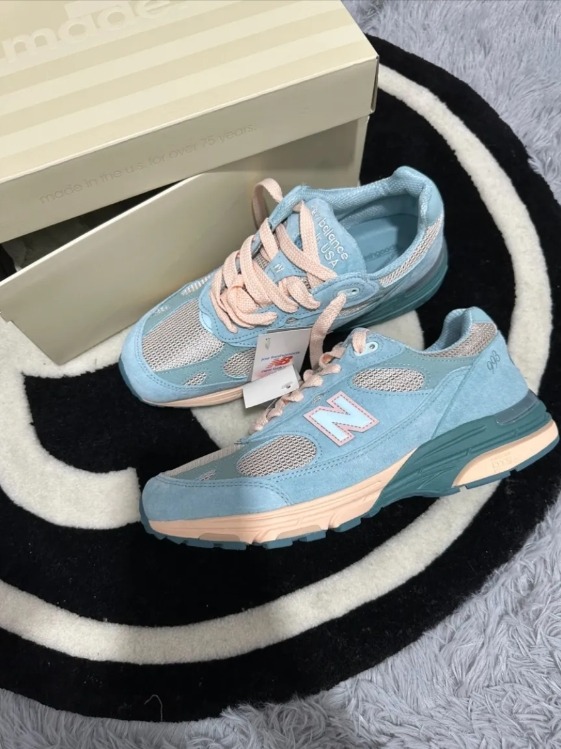 Joe Freshgoods x New Balance NB 993 藍綠色美產, 男裝, 鞋, 波鞋