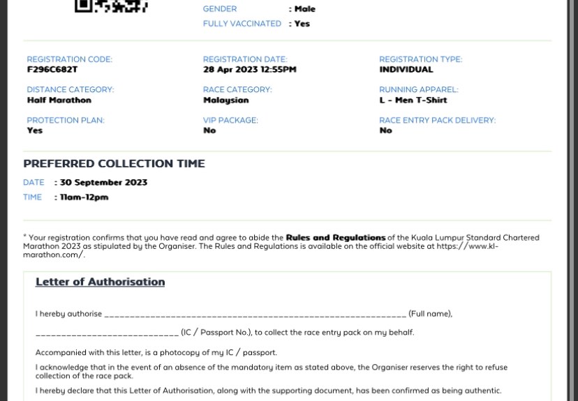 KL Standard Chartered Marathon 2023 Half Marathon, Tickets & Vouchers
