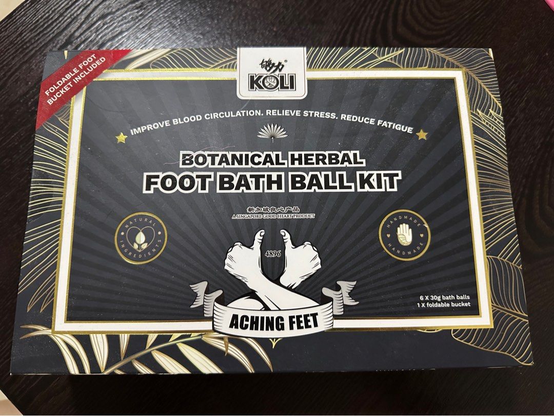 Koli Botanical Foot Bath Ball Kit, Beauty & Personal Care, Foot Care on