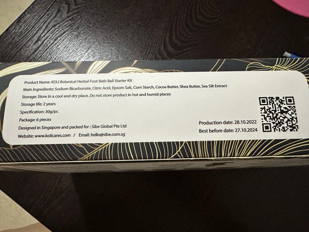 Koli Botanical Foot Bath Ball Kit, Beauty & Personal Care, Foot Care on