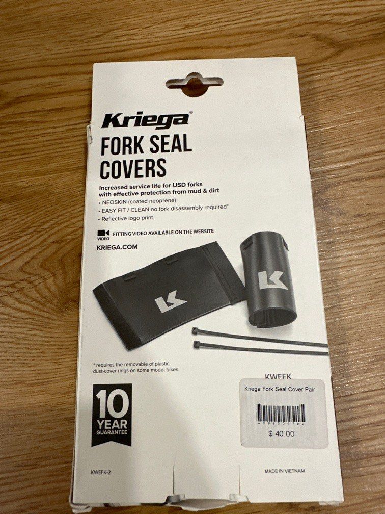 Kriega Fork Seal Covers, Motorcycles, Motorcycle Accessories on Carousell